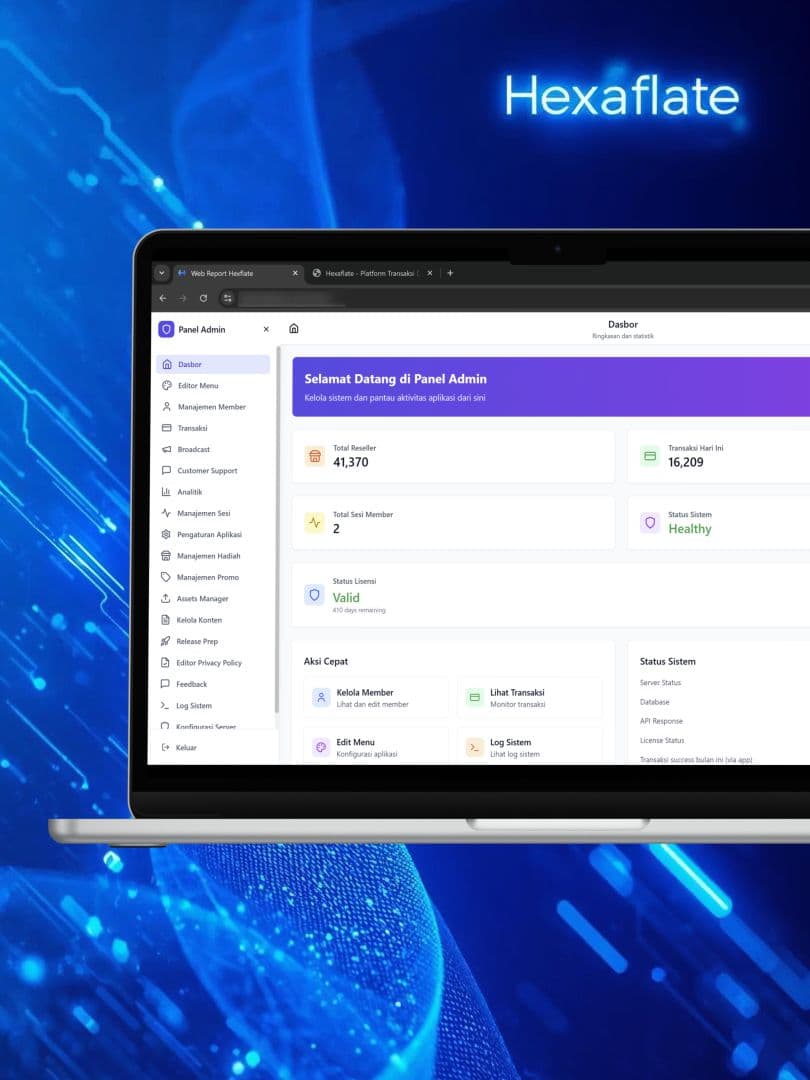 🔥 1. Manajemen Transaksi Lengkap